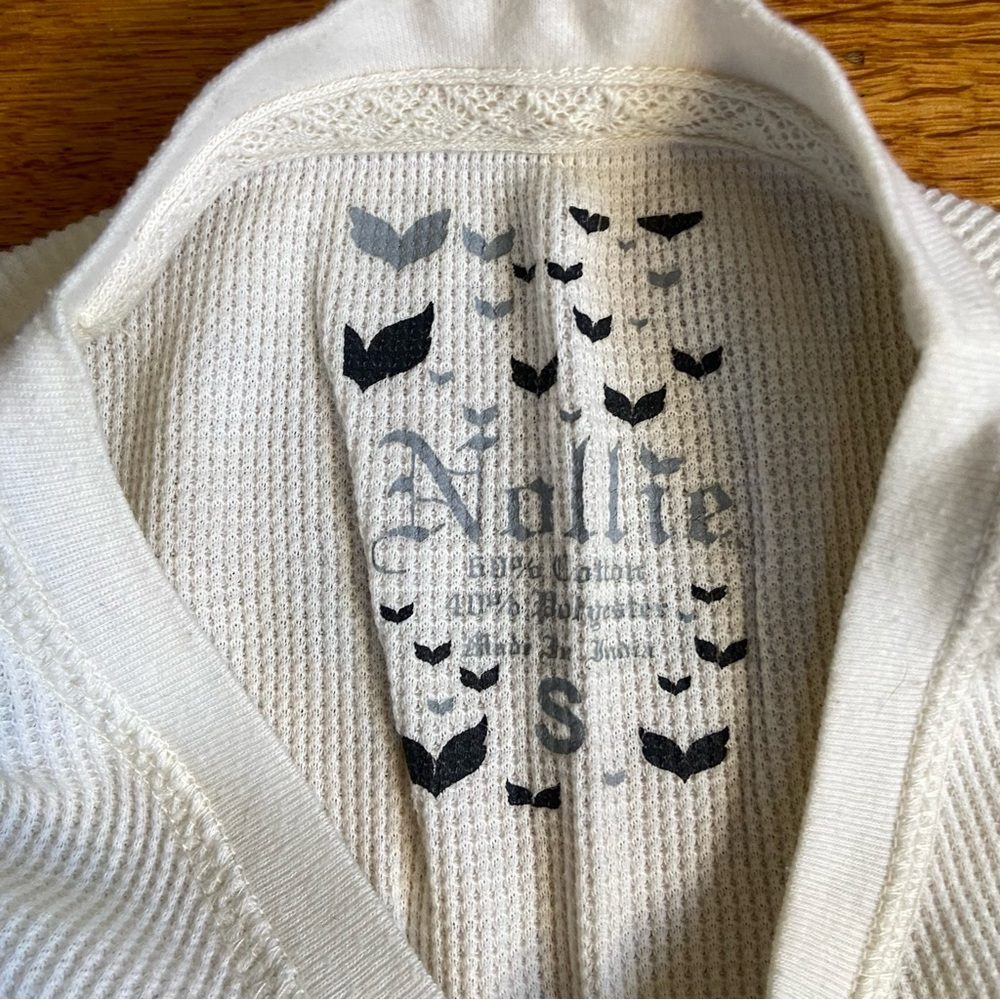 Nollie Cream Thermal Long Sleeve Tee - Picture 2 of 2